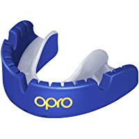 OPRO Protector bucal Gold (para aparatos ortopédicos) para Rugby- Hockey- MMA- Boxeo- Baloncesto y Otros Deportes de…